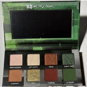 Urban Decay G TRAIN On the Run 8-Shade Eyeshadow Palette New In Box